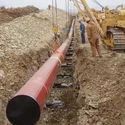 Hard Rock Pipeline Construction