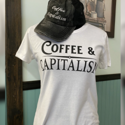 Coffee & Capitalism Scoop Neck Tee