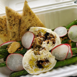 Asparagus Burrata Appetizer