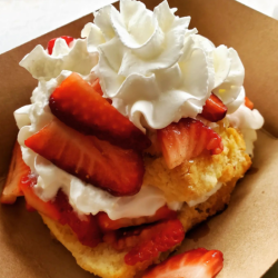 Strawberry Shortcake and Whipped Cream