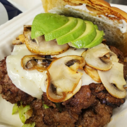 Jalapeño Popper Double Smash Burger