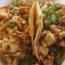 Cashew Chicken Tacos