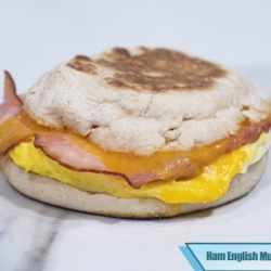 Ham, Egg & Cheese Breakfast Sandwich