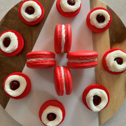 Lemon Raspberry Macarons