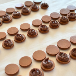 Double Chocolate Ganache Macaron