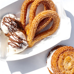 Ice Cream Combo & Churro Sandwich