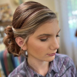 Updo + Makeup