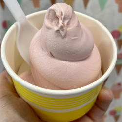 Black Raspberry Soft Serve