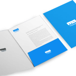 Presentation Folders with 4