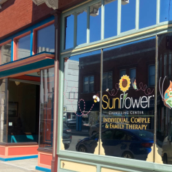 Sunflower Counseling Window Graphics