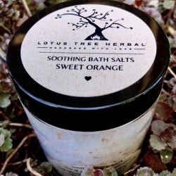 Soothing essential oil bath salts