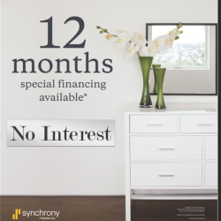 12 Month no interest financing available