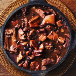 Feijoada Black Beans with Beef and Pork