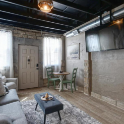 Flat-Screen TV with Streaming Services