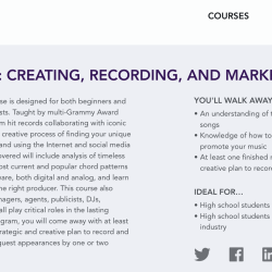 Interactive Songwriting Lecture and Workshop