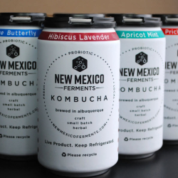 Cans of Kombucha