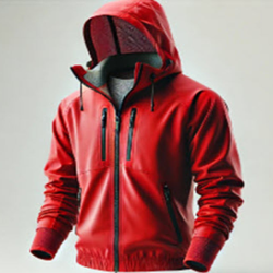 Red Lightweight Windbreaker