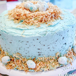 Speckled Coconut Cake