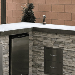 Custom Outdoor Kitchen Installation 