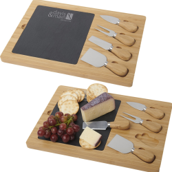 Slate Cheese Board Set