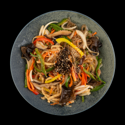 Japchae meal