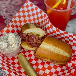 Hot Pastrami Sandwich