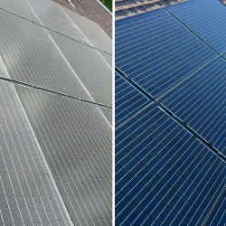 Chemical-Free Solar Cleaning