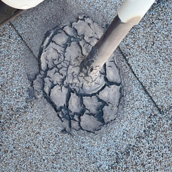 Sealing around roof penetrations and flashings