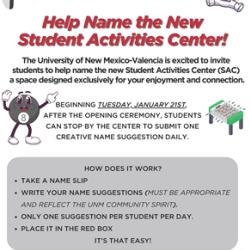 Student Activities Center Naming Competition
