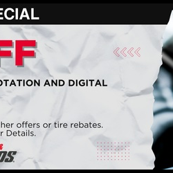 Tire Rebates and In-House Specials