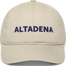 ALTADENA Canvas Hat - Blue Font