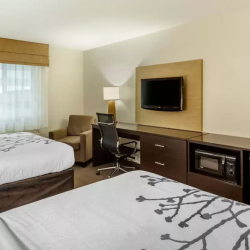 Guest room with Microwave and Refrigerator