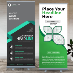 Indoor Banners with Stands
