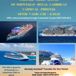 Get Ready!  Cruise On-Board Offer Begins Now