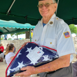 Memorial Day Flag Plant