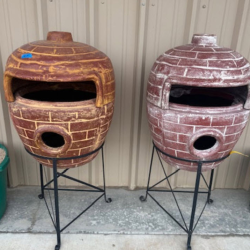 Chimeneas, Barrels, Pizza Oven, Pinion Wood, Firewood