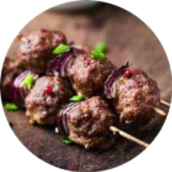 Beef Luleh Kebab Plate