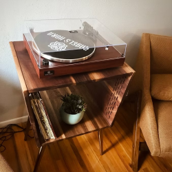 Custom Record Player Stand