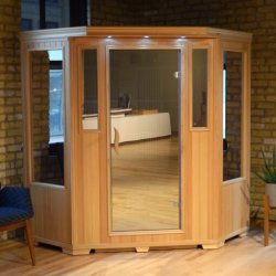 Signature Series – 3 Person Corner Infrared Sauna (Model# GSE-3C)