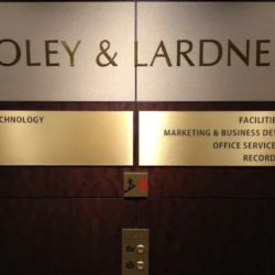 Interior Signs & Letters