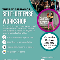 New Self-Defense Workshop Available on 6.25!