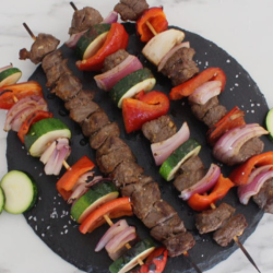 Beef Kabobs and Couscous
