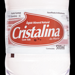 Natural Mineral Water Cristalina 500 ml With Gas