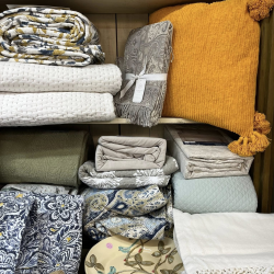 Pillow and blankets