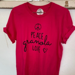 Pink short sleeve women's T-shirt