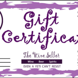 Gift Certificates