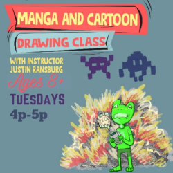 Manga and Cartoon Drawing Class For kids