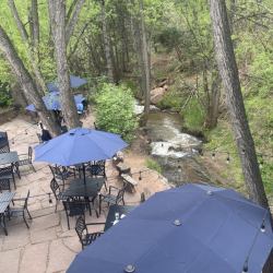 Creekside dining