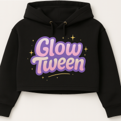 Glow Tween Cropped Hoodie