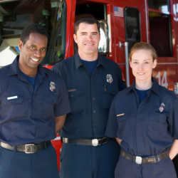 Firefighters and EMS